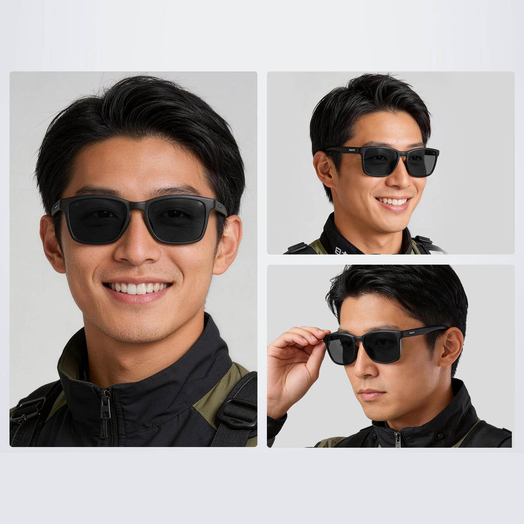 R100 Lightweight Polarized Fishing Sunglasses for Anglers - grey